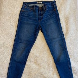 Madewell 9” high-rise skinny jean